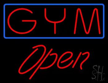 GYM Script1 Open LED Neon Sign