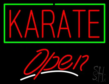 Karate Script2 Open LED Neon Sign
