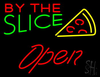 By the Slice Open LED Neon Sign