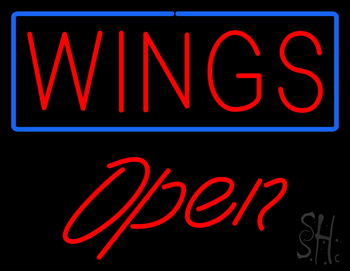 Wings Open LED Neon Sign