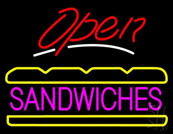 Open Sandwiches LED Neon Sign