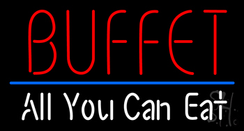 Buffet All You Can Eat LED Neon Sign