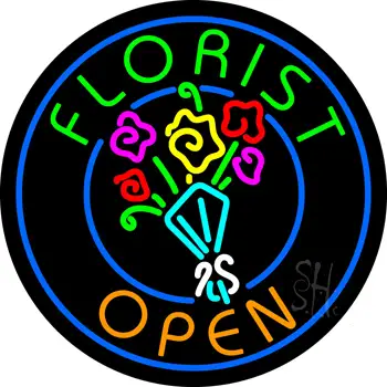 Florist Open Neon Sign