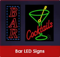 Bar LED Signs