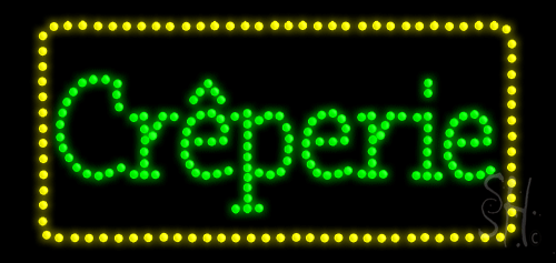 Creperie Animated LED Sign