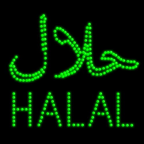 Halal Animated LED Sign