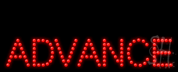 Red Check Advance Animated LED Sign