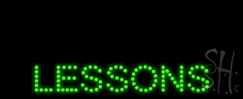 Music Lessons Animated LED Sign