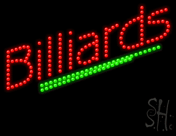 Multi-Color LED Billiards Animated Sign