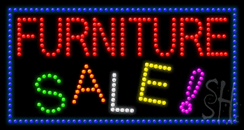 Multi-Color LED Furniture Sale Animated Sign