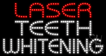 Laser Teeth Whitening Animated LED Sign