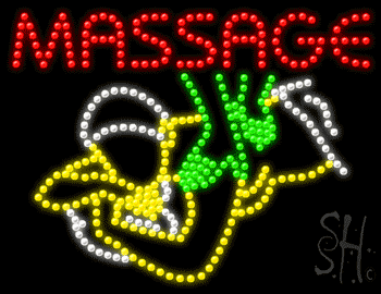Red Massage Animated LED Sign