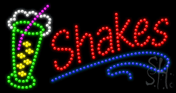 Multi-Color LED Shakes Animated Sign