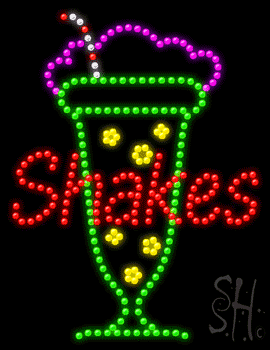 Multi-Color LED Shakes Animated Sign