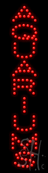 Red Aquariums LED Sign