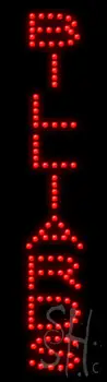 Red Billiards LED Sign