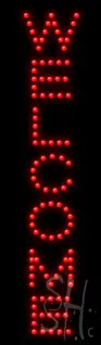 Red Welcome LED Sign