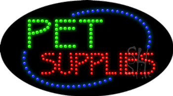 Pet Supplies Animated LED Sign
