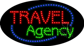Travel Agency Animated LED Sign