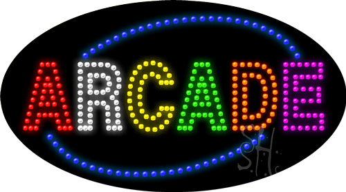 Deco Style Arcade LED Sign