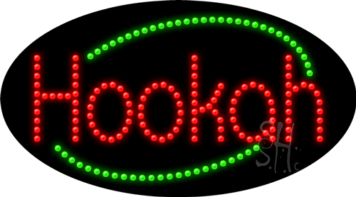 Deco Style Hookah LED Sign