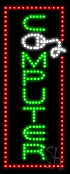 Vertical Computer Animated LED Sign