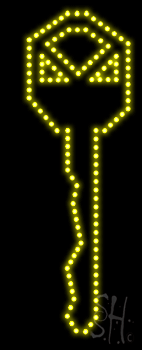 Vertical Keys Animated LED Sign