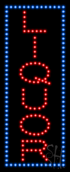 Vertical Liquor Animated LED Sign