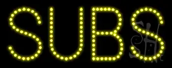 Budget LED Subs Sign