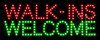 Budget LED Walk ins welcome Sign
