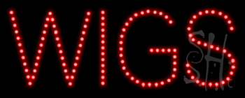 Budget LED Wigs Sign