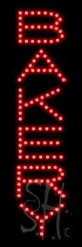 Red Bakery LED Sign