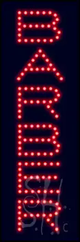 Red Barber LED Sign