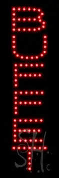 Red Buffet LED Sign