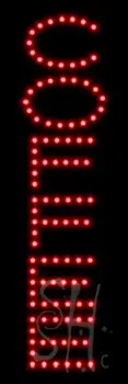 Red Coffee LED Sign