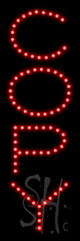 Red Copy LED Sign