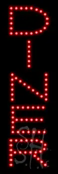 Red Diner LED Sign