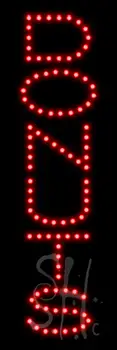 Red Donuts LED Sign