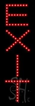 Red Exit LED Sign