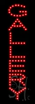 Red Gallery LED Sign