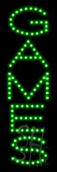 Vertical Games LED Sign