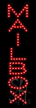 Red Maibox LED Sign