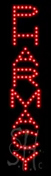 Red Pharmacy LED Sign