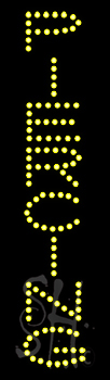 Vertical Piercing LED Sign