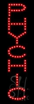 Red Psychic LED Sign