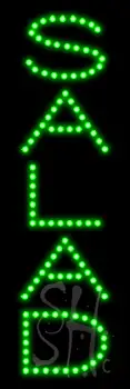 Vertical Salad LED Sign
