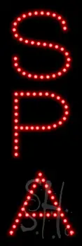 Red Spa LED Sign