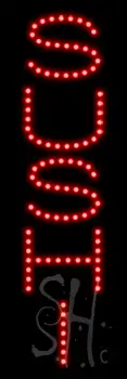 Red Sushi LED Sign