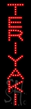 Red Teriyaki LED Sign
