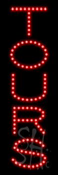Red Tours LED Sign